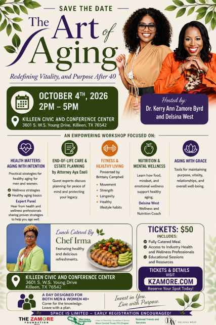The Art of Aging workshop flyer